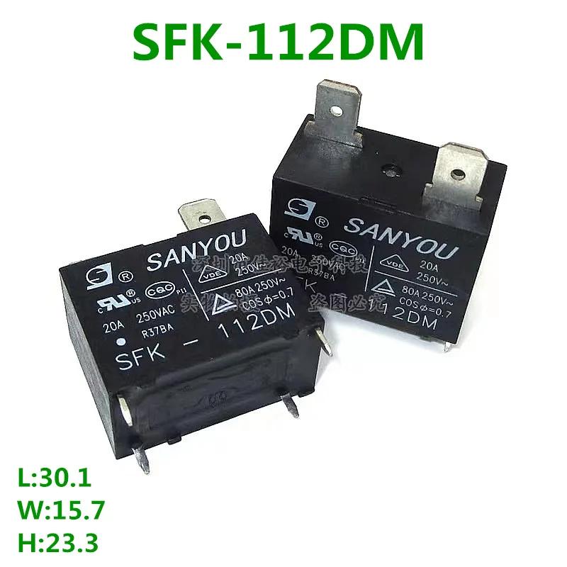 ο  SANYOU SFK-112DM 12VDC DIP-4    4   20A 250VAC ü HF102F-12V G4A-1A-E-12VDC